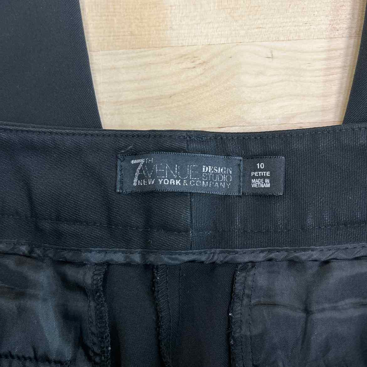 7th avenue Size 10 Black Preloved Pants
