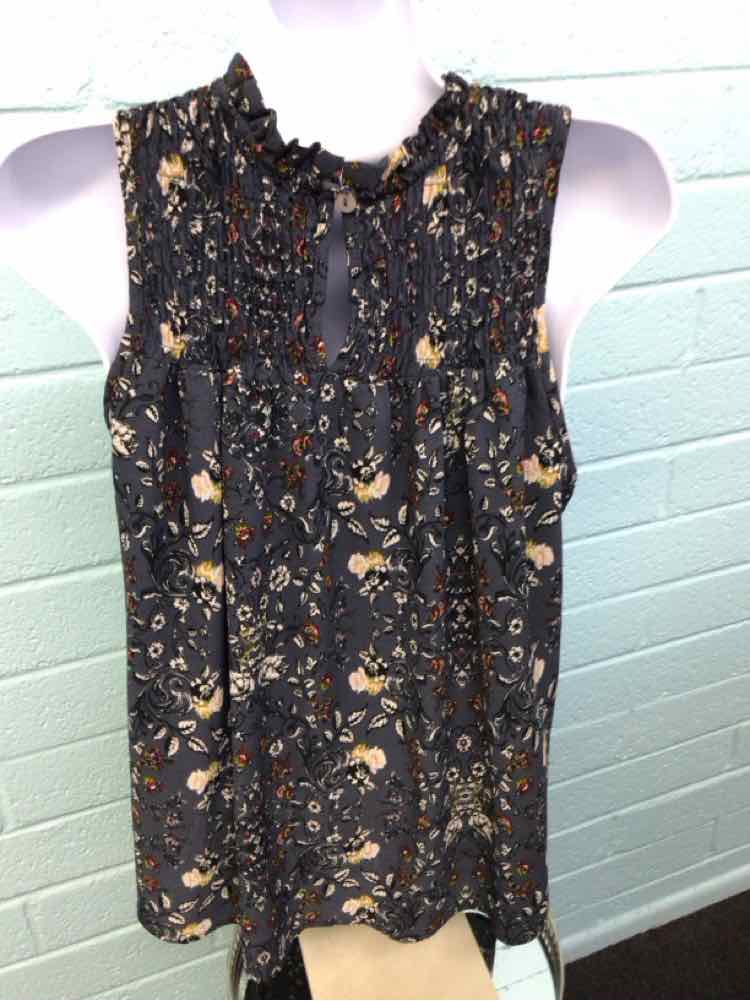 Knox Rose Size XS Gray Print Sleeveless