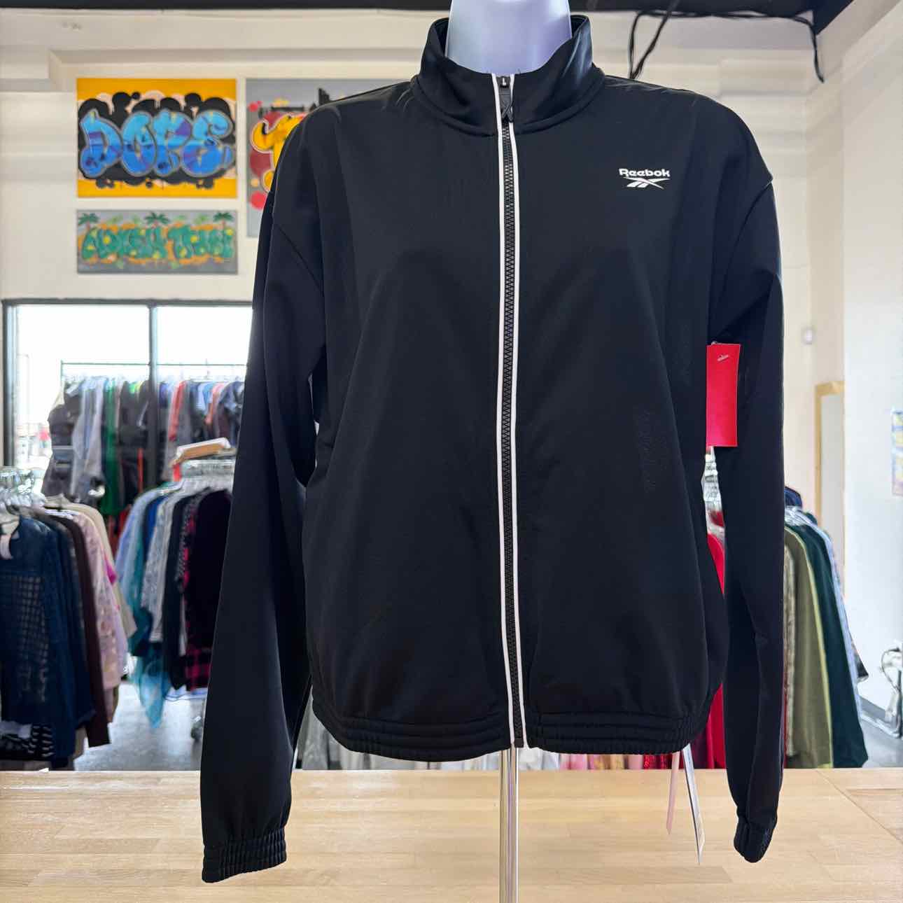 Reebok Size S Black New Jacket