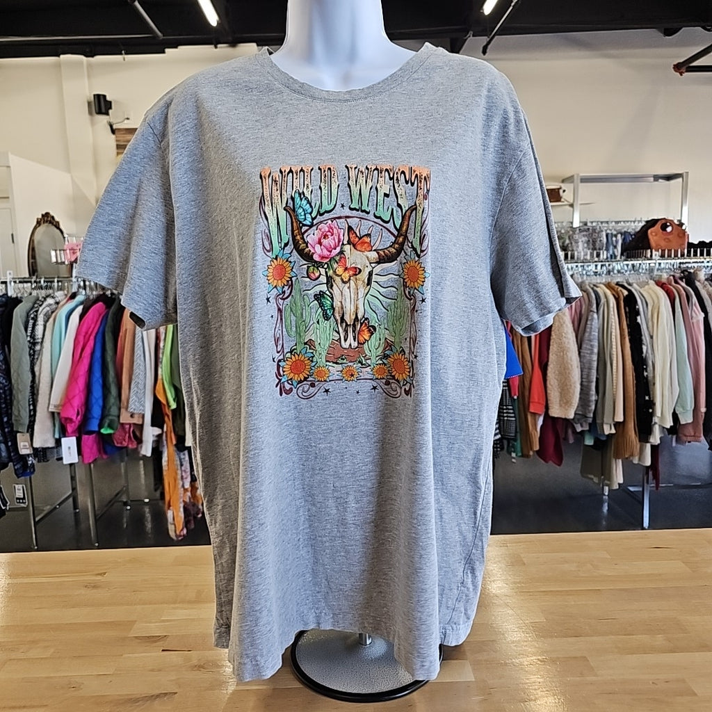 Size XL Gray T-shirt