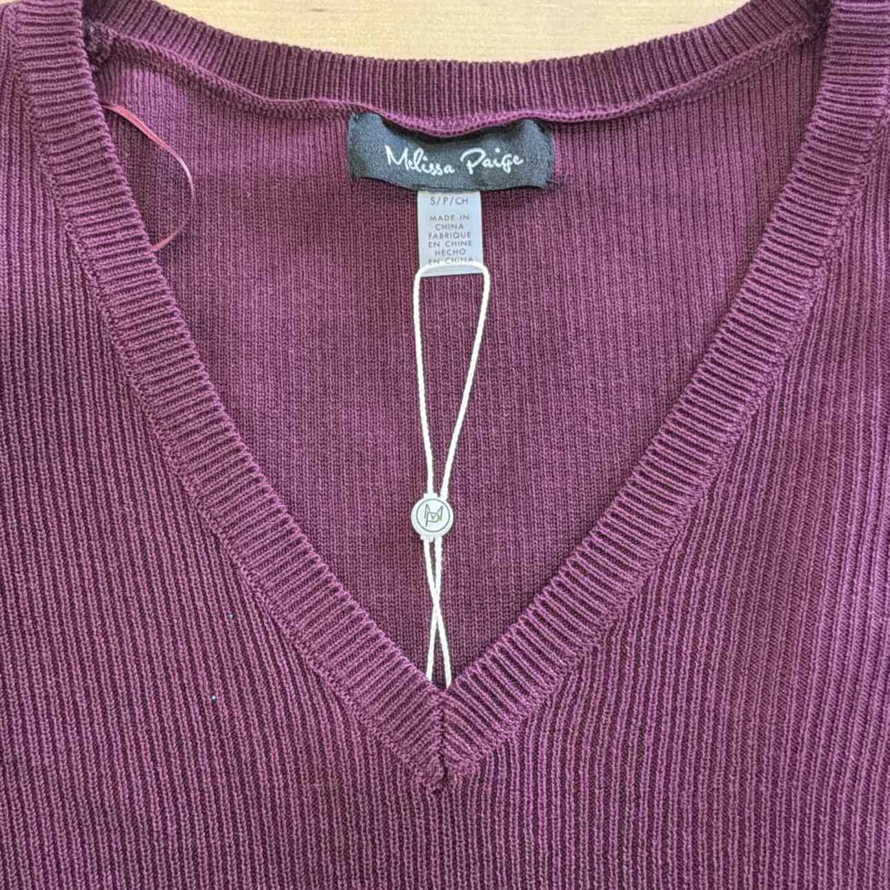 Melissa Paige Women's Ribbed-Knit V-Neck Tunic