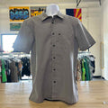 Quicksilver Size S Black White Preloved MENS Button Down Shirt