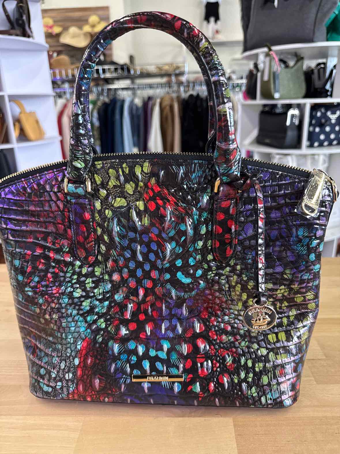 Brahmin Duxbury Leather Melbourne Satchel Medium Bag - Showtime Melbourne NWT