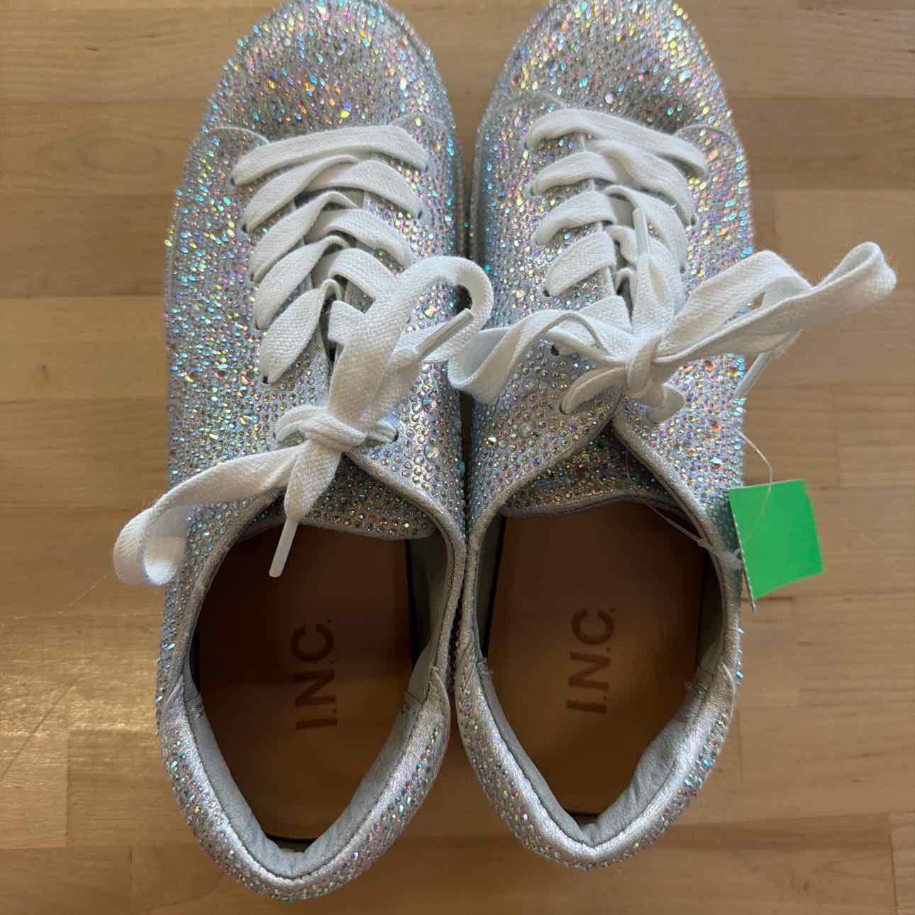 I.n.c. International Concepts Women's Lola Sneakers, Created for Macy's - Silver