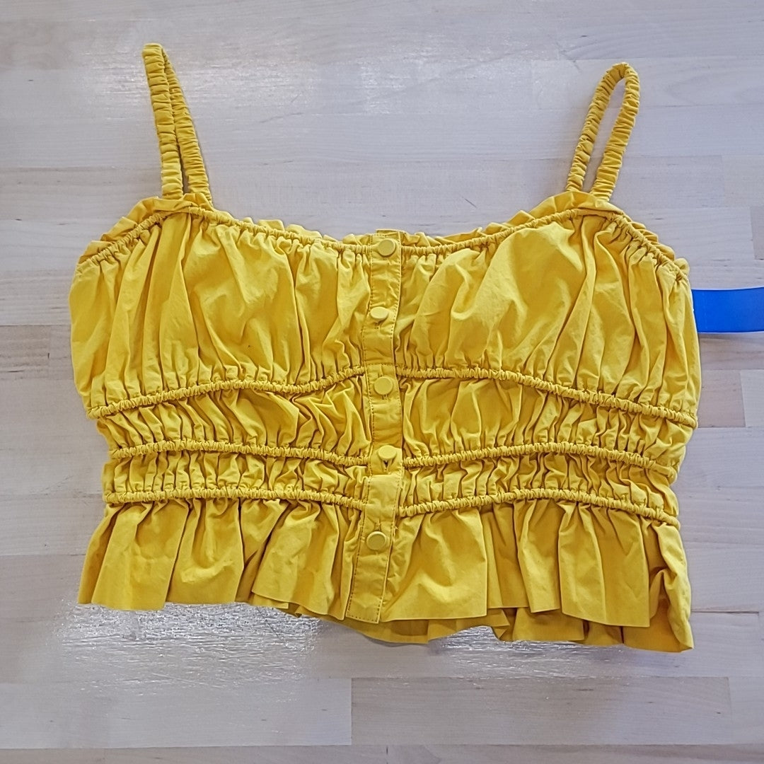 J Crew Size XS Yellow Tank