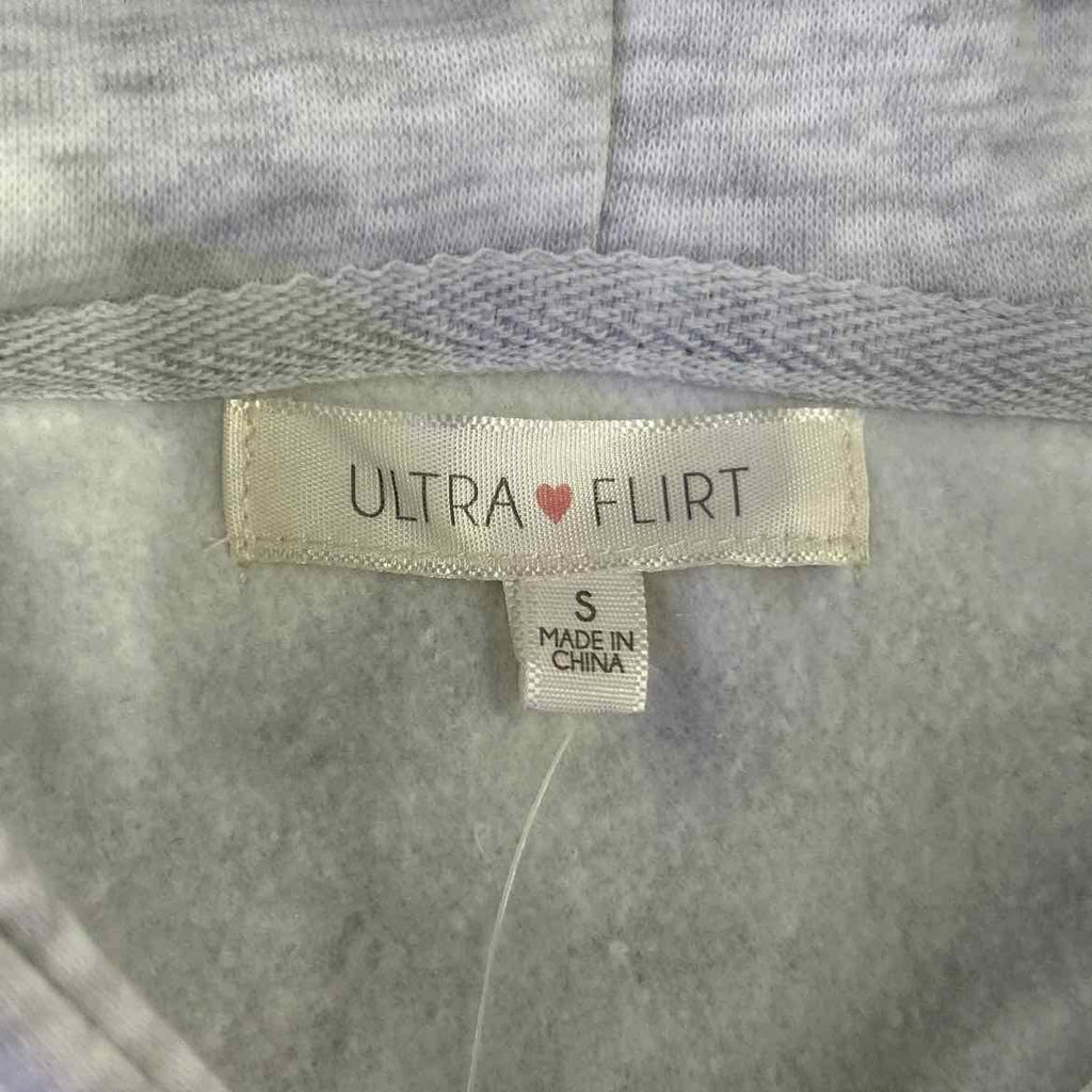 Ultra Flirt Juniors' Full-Zip Applique Boyfriend Hoodie