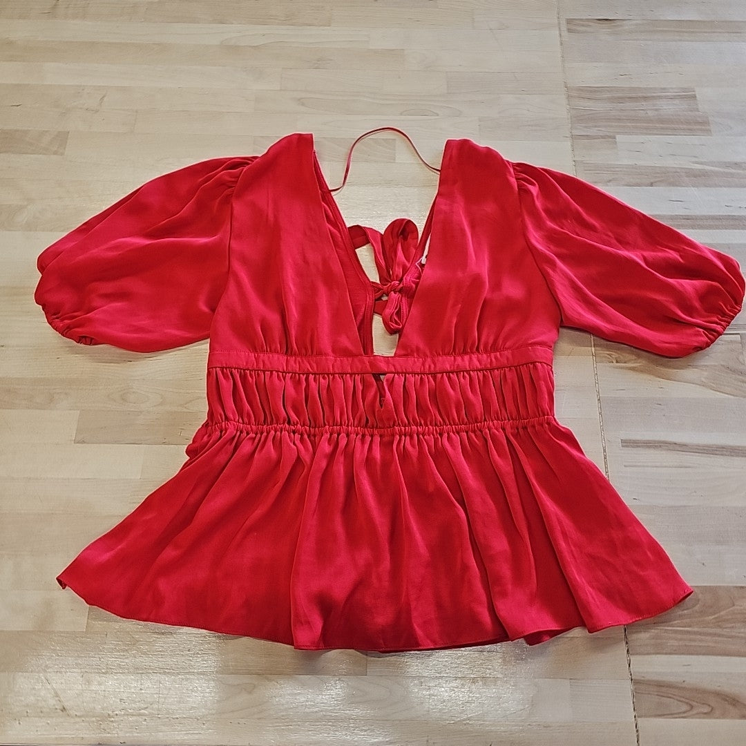 Dolan Size M Red Blouse