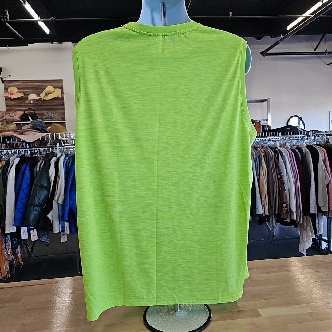 Tek gear Size XXL Green MENS Athletic Tank