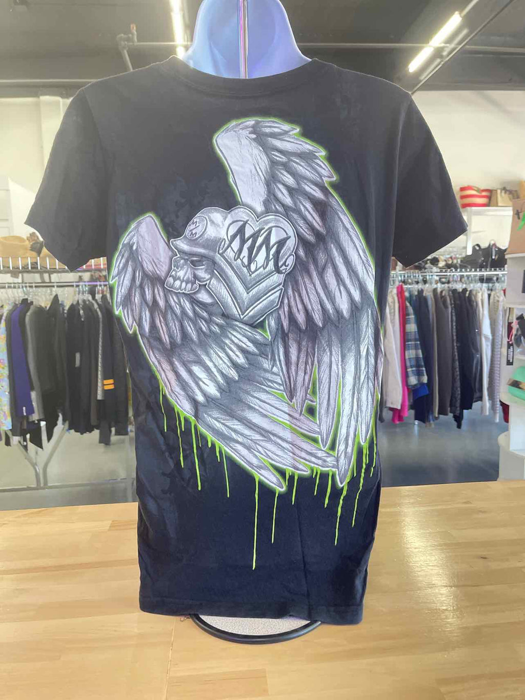 Metal Gallery Size S Black Preloved T-Shirt SS