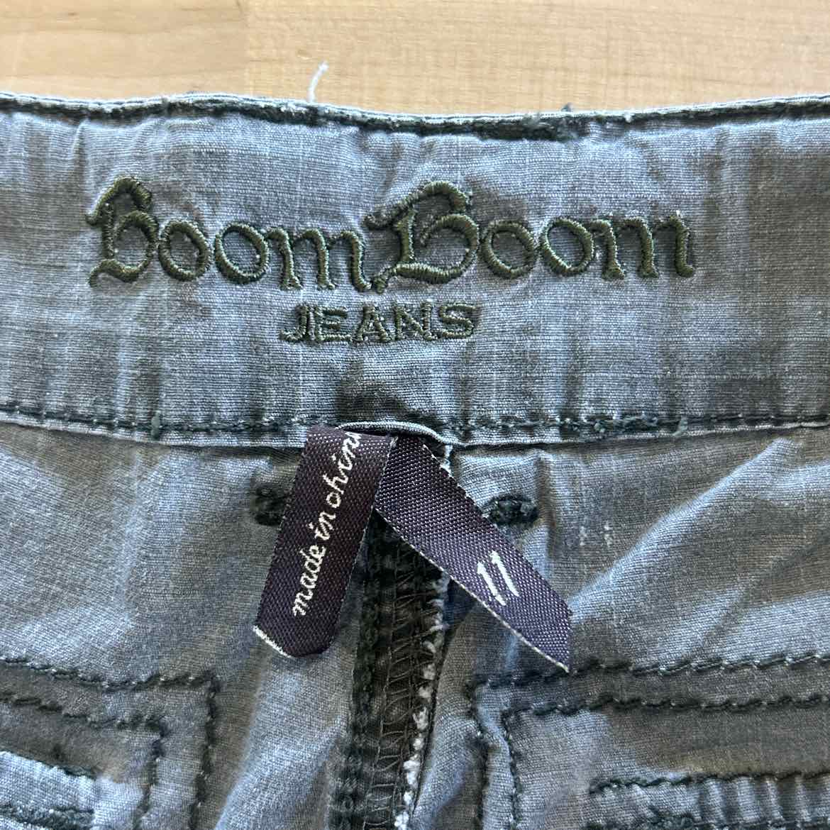 boomboom jeans Women Size 11 Grey Preloved Shorts