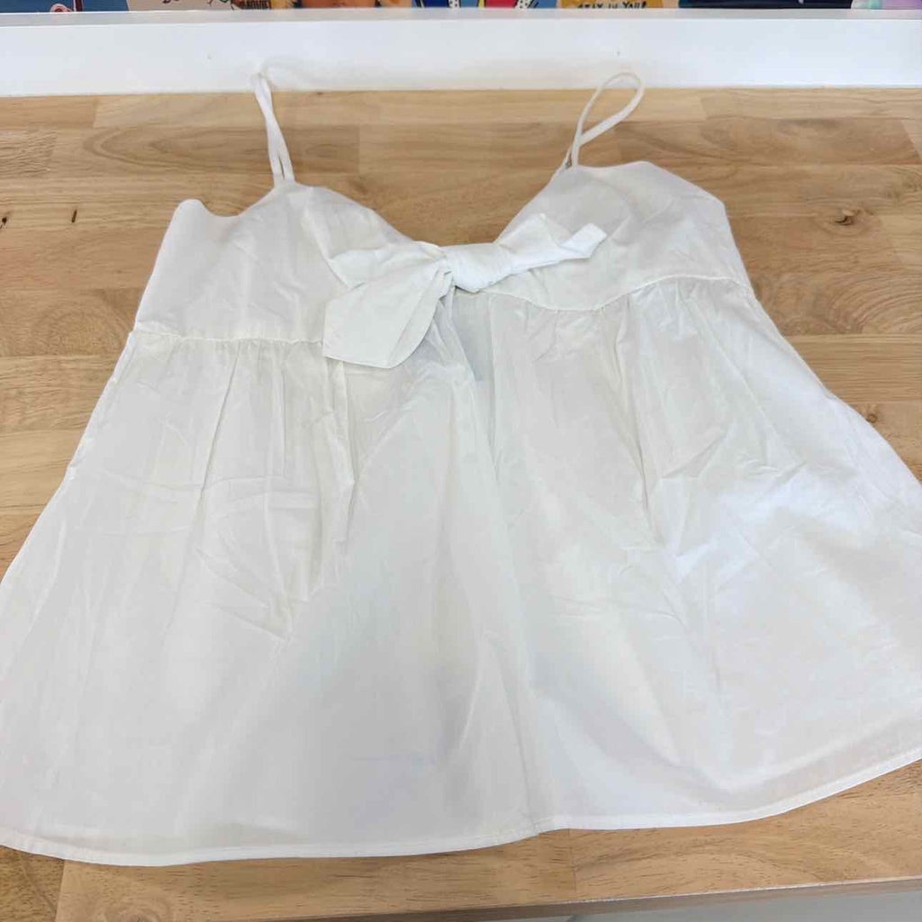 1. State Size XS Front Tie Tank Blouse
