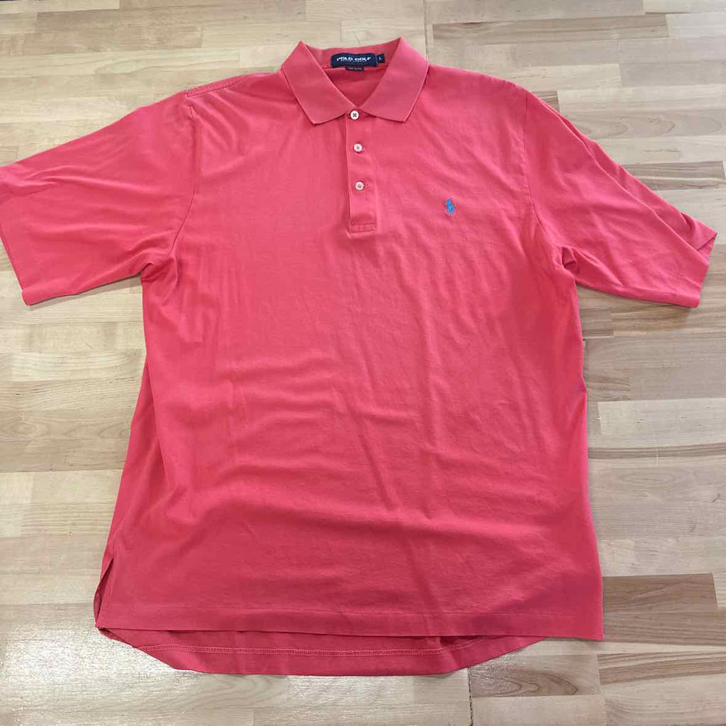Ralph Lauren Size L Pink MENS Polo