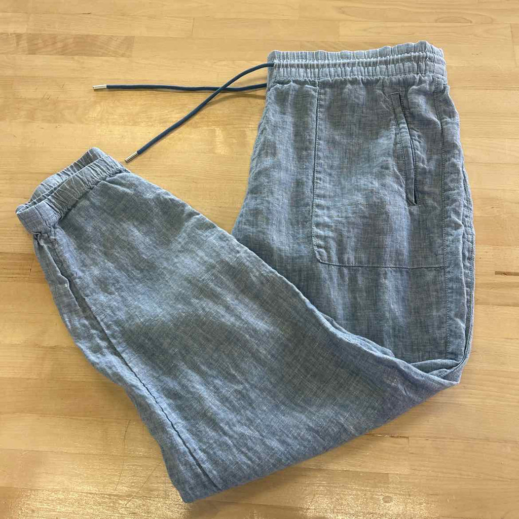 Athleta Size 16 Blue Linen Preloved Jogging Pants