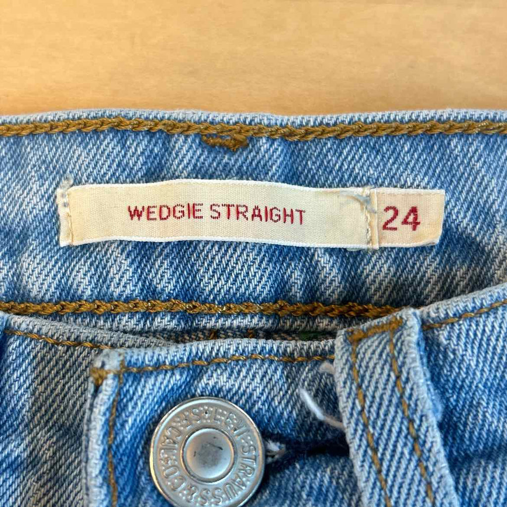 Levi's Size 24 Blue Denim Preloved Jeans