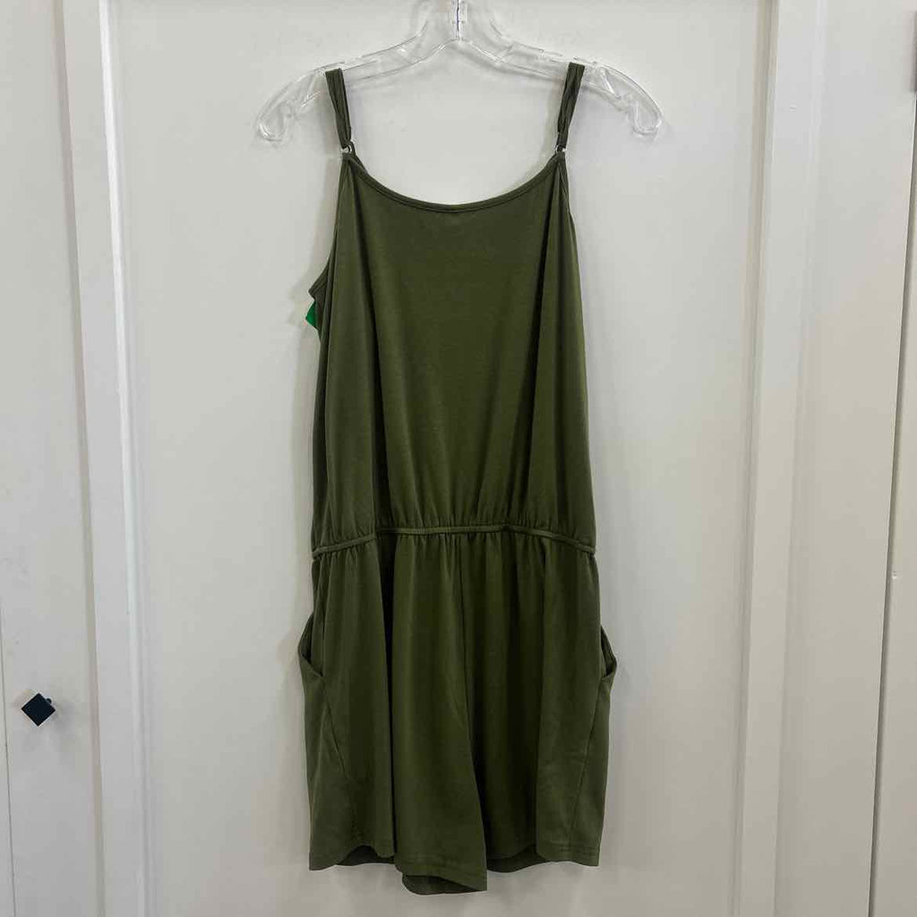 Anrabess Size M Green Preloved Romper