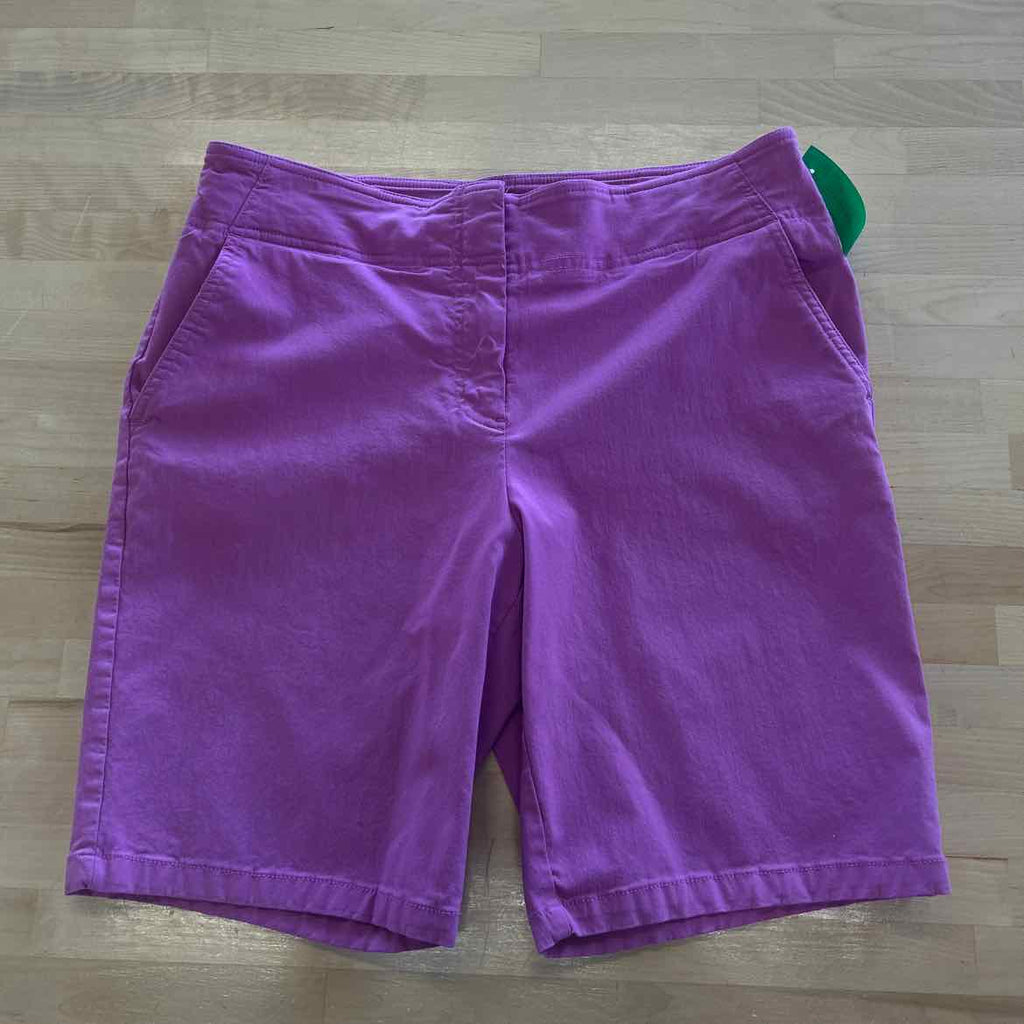 Izod Women Size 14 Purple Preloved Shorts