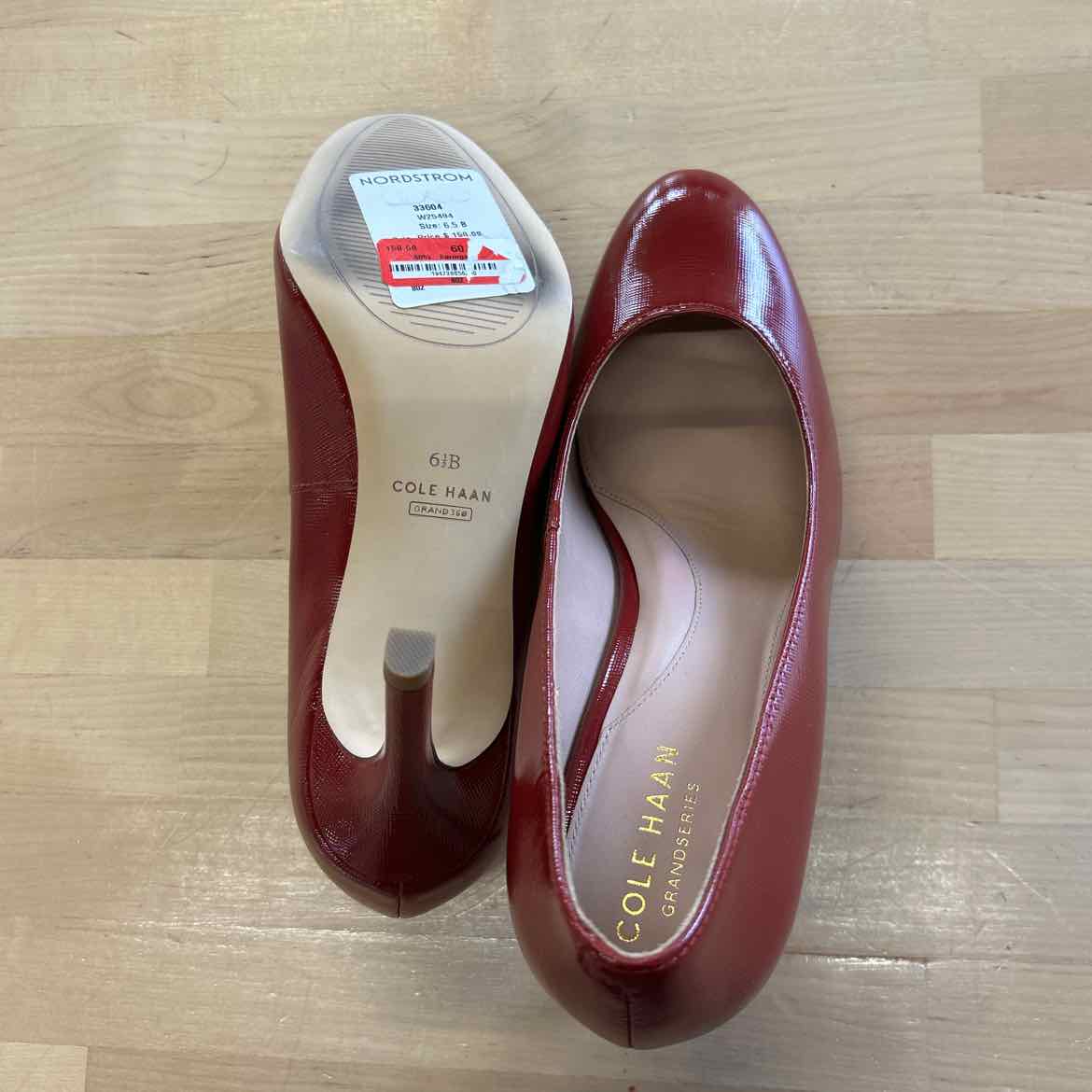 Cole Haan Size 6.5 Red Preloved Heels