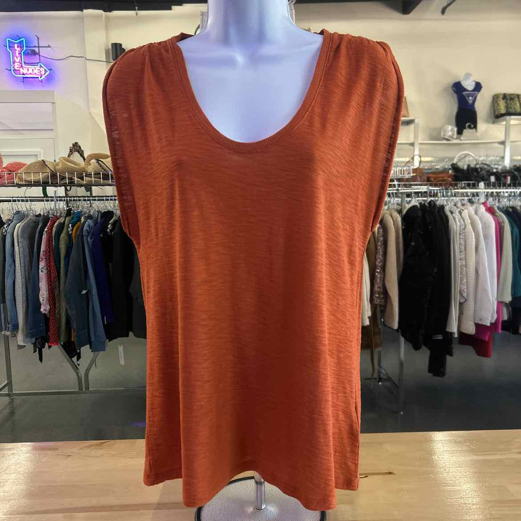 Express Size XS Orange Preloved Sleeveless