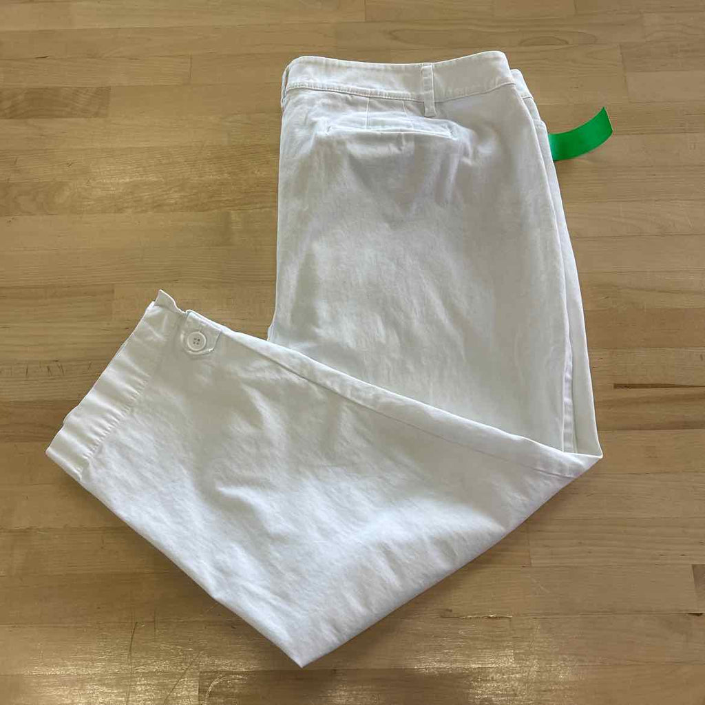 Talbots Size 16P White Preloved Pants