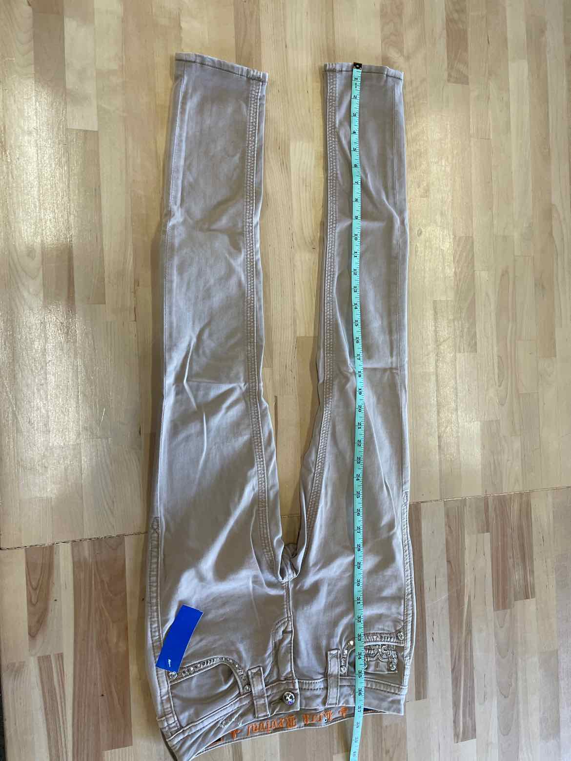 Rock Revival Size 24 Tan Jeans