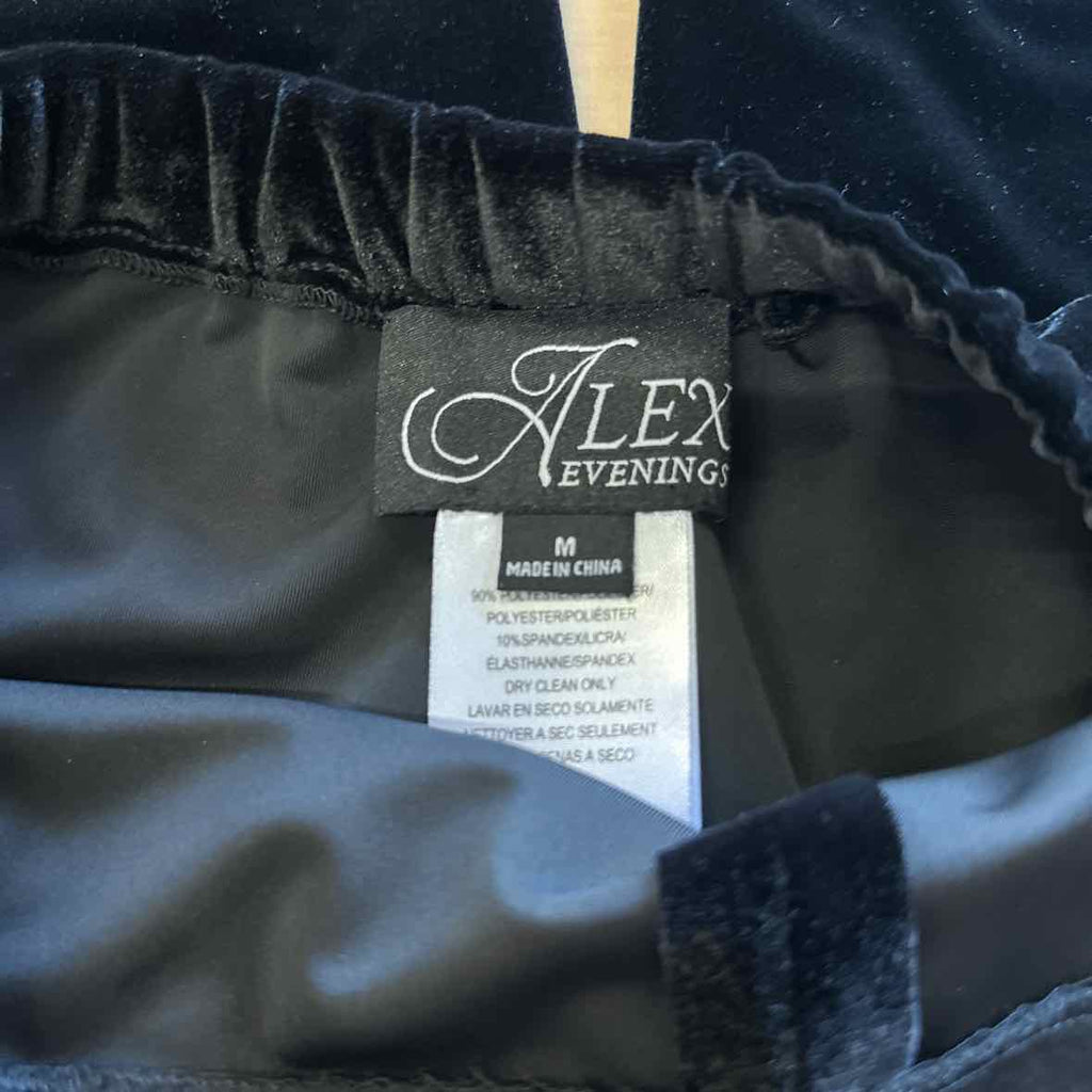 Alex Evenings Size M Black Pants