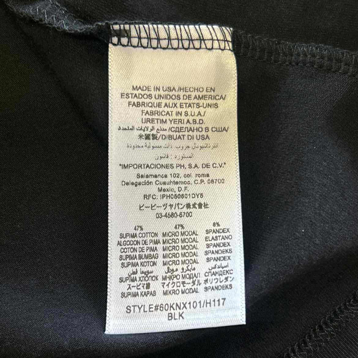 Bebe Size XS Black New T-Shirt SS