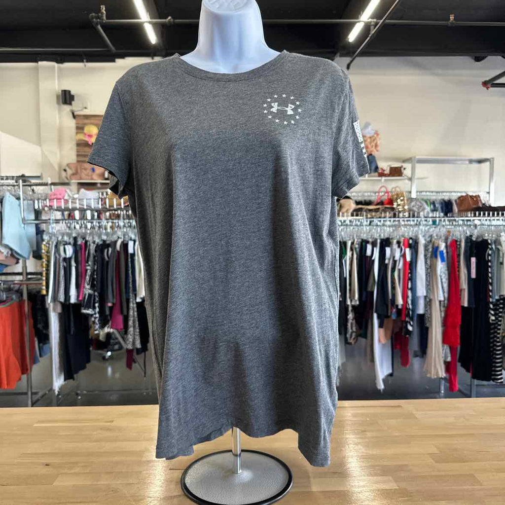 Under Armour Size M Gray T-shirt