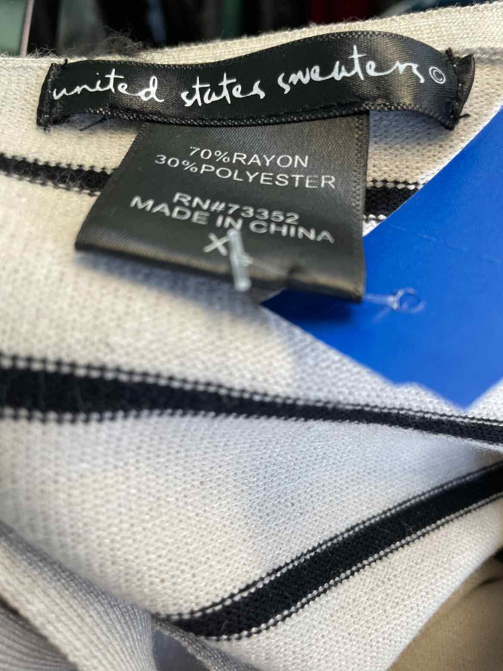 United States Sweaters Size XL Beige/Black Sweater