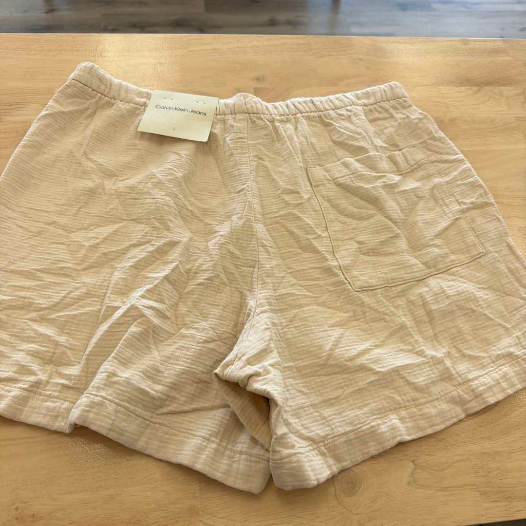 Calvin Klein Women Size L Tan New Shorts