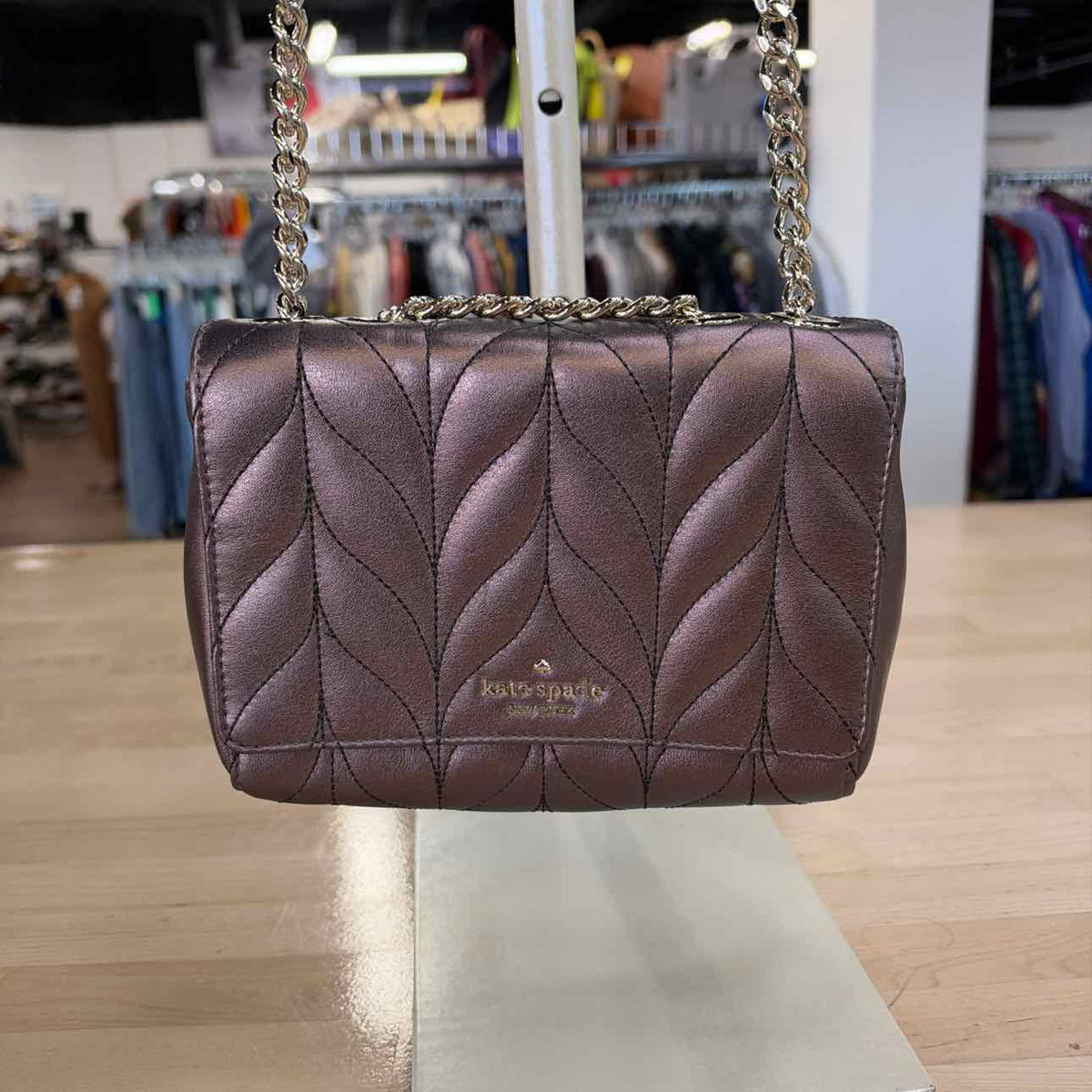 Kate Spade Bronze Leather Crossbody