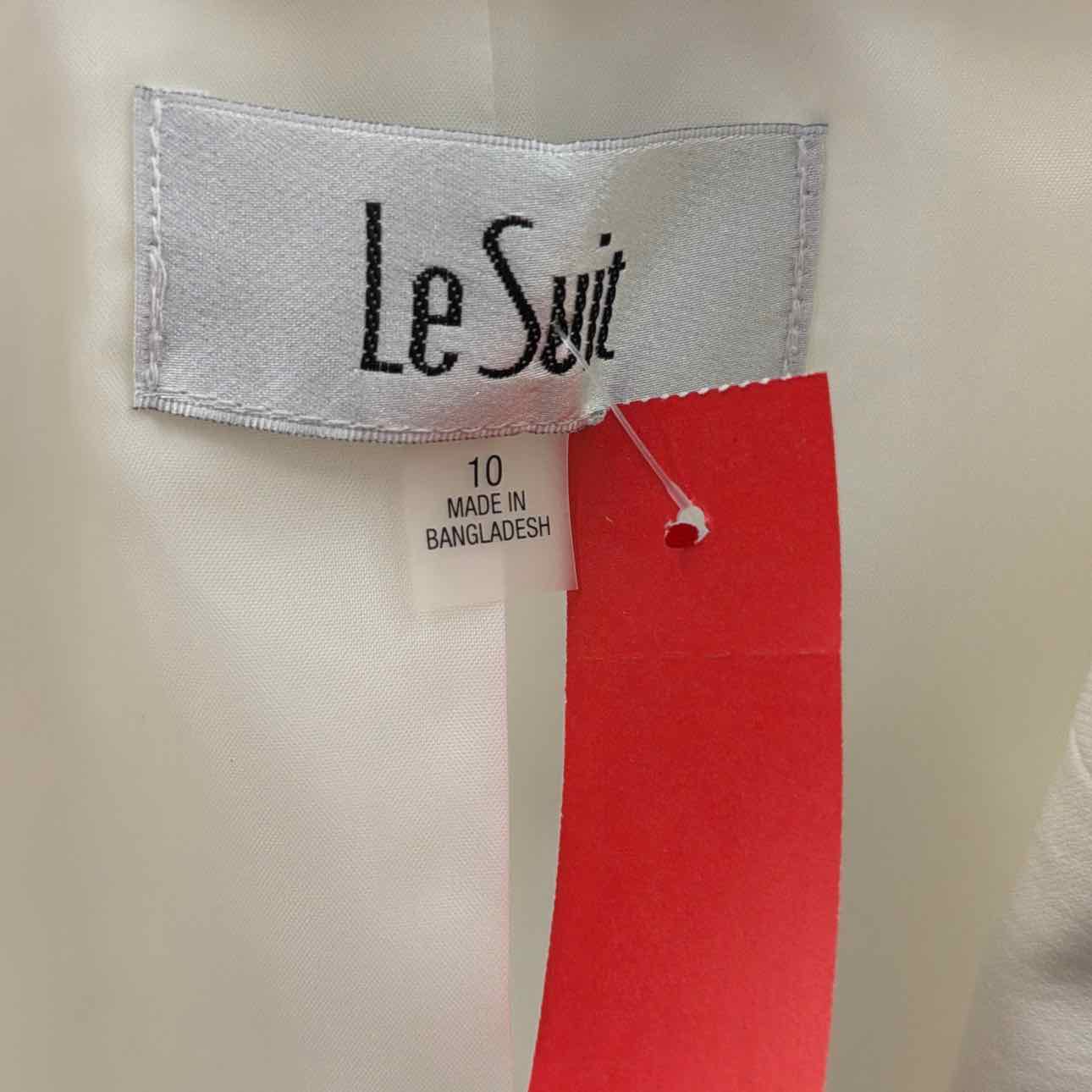 Le Suit Size 10 White New Blazer