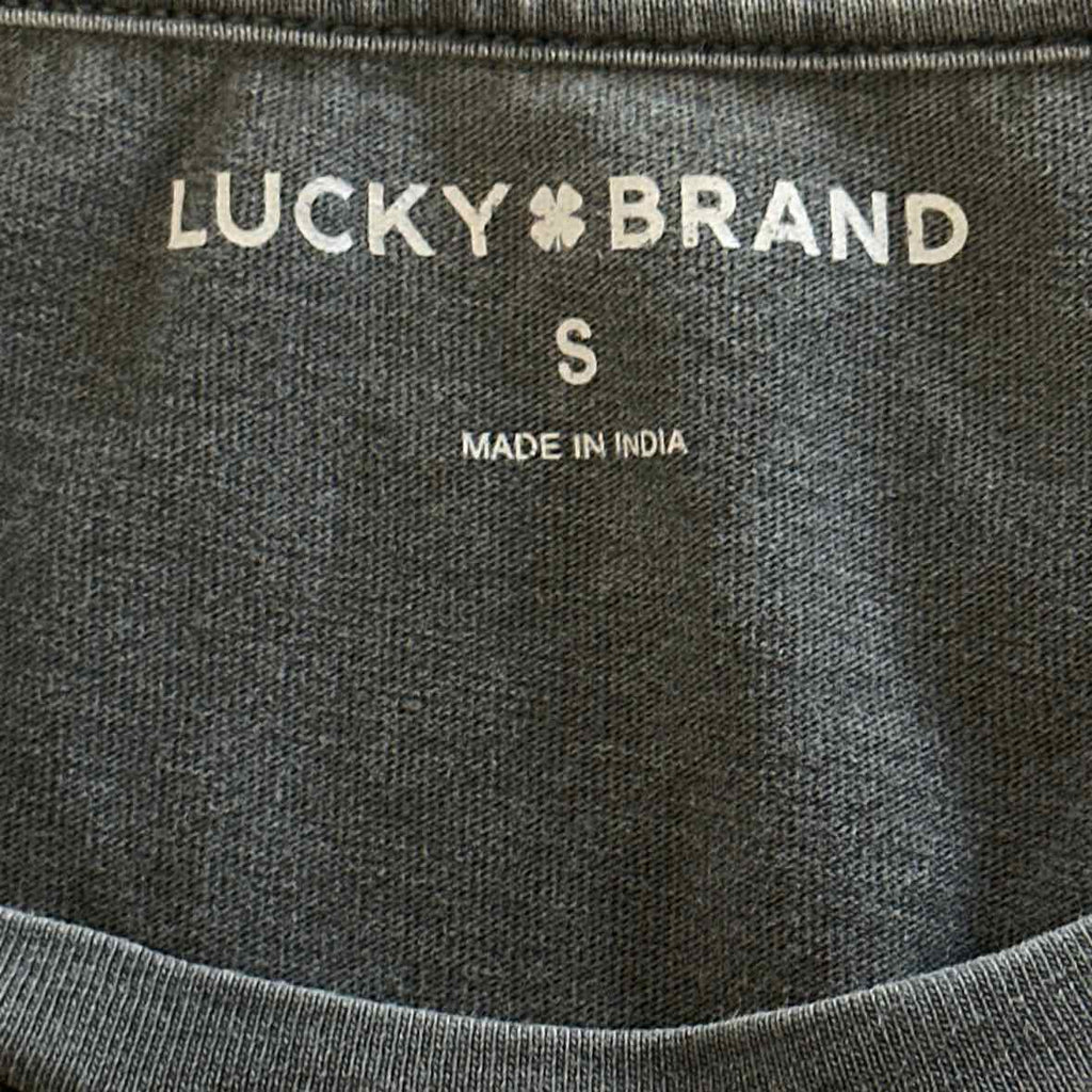 Lucky Brand Size S Gray T-shirt
