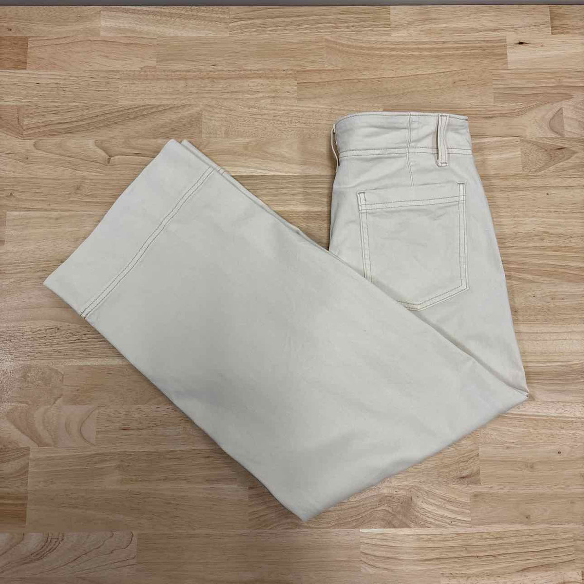Chico's Size 1 Beige Denim Preloved Jeans