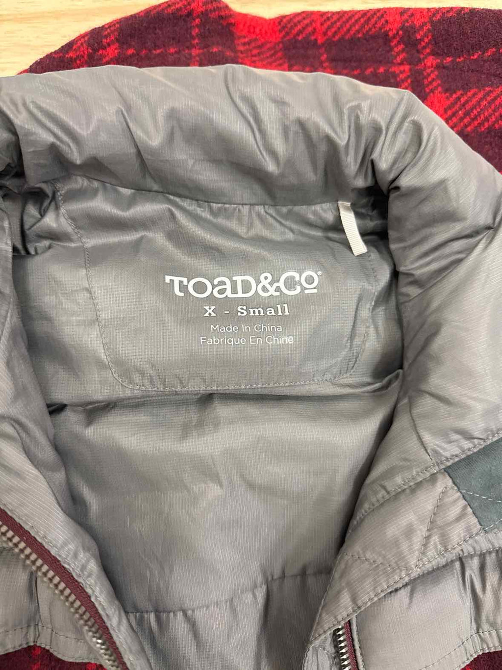 Toad&Co Red & Gray Jacket - Outdoor