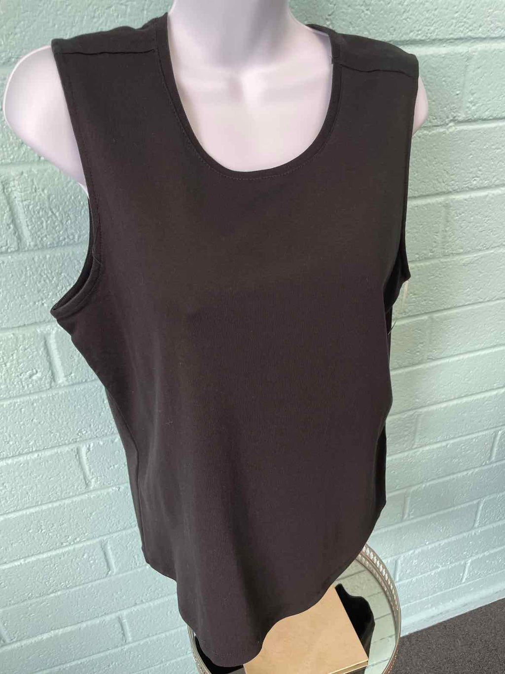 Christopher & Banks Size L Black Tank