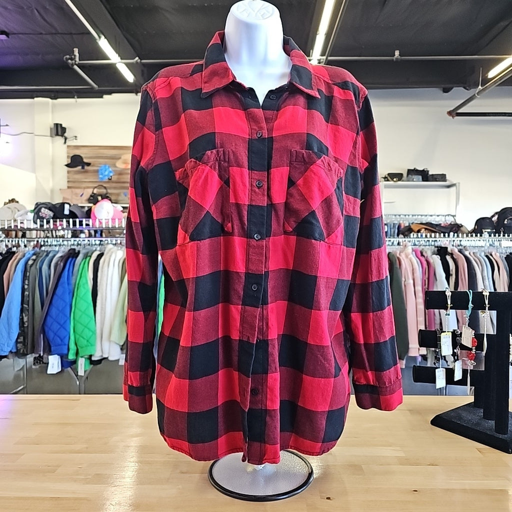 Divided Size 12 Red flannel