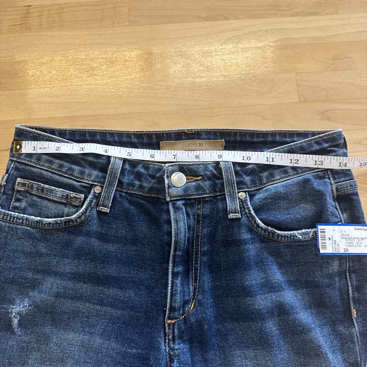 Joe B. Size 26 Blue Shorts