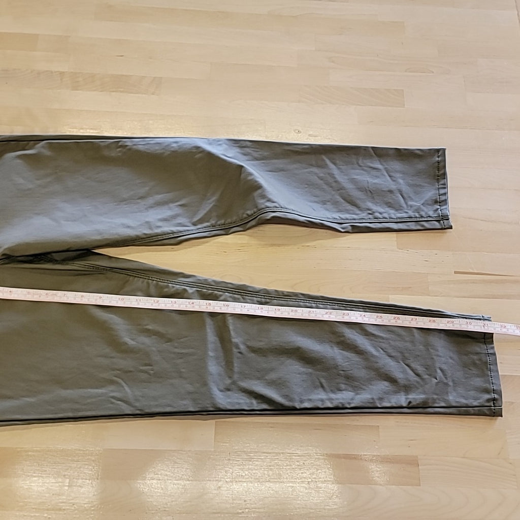 Almost Famous Size 13 Green Coated High-Rise Skinny Pants NWT