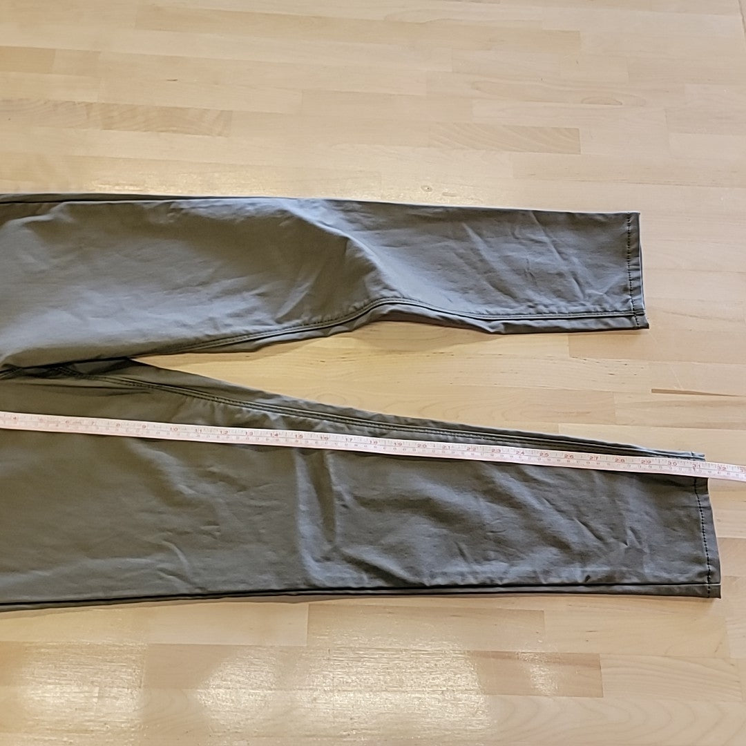 Almost Famous Size 13 Green Coated High-Rise Skinny Pants NWT