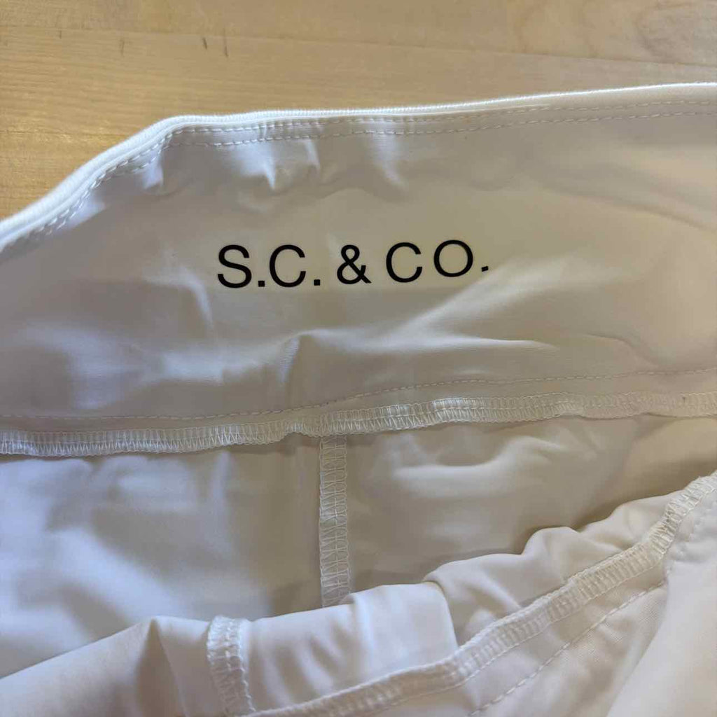 S.C. & Co. Size L White Denim Preloved Skorts