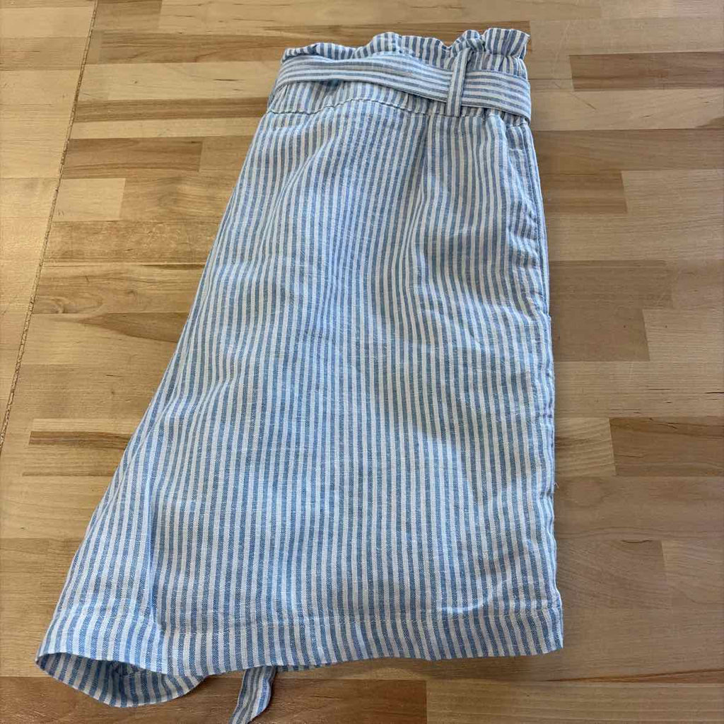 Draper James Size M Blue & White Used Shorts