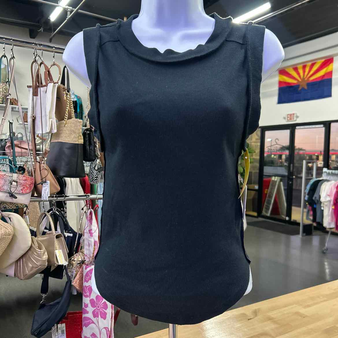 Free People Size S Black Tank