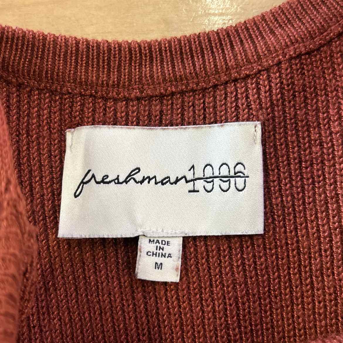 freshman Size M Brown Knit Preloved 2 pc Dress Set
