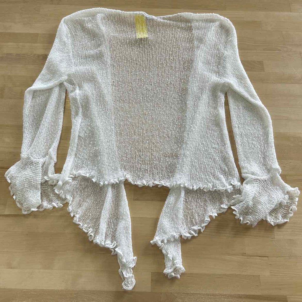 Baik Baik Honolulu Size S White Cardigan