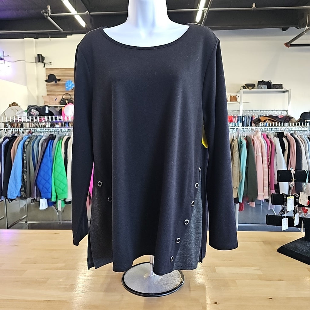 Cable & Gauge Size XL Black Long Sleeve