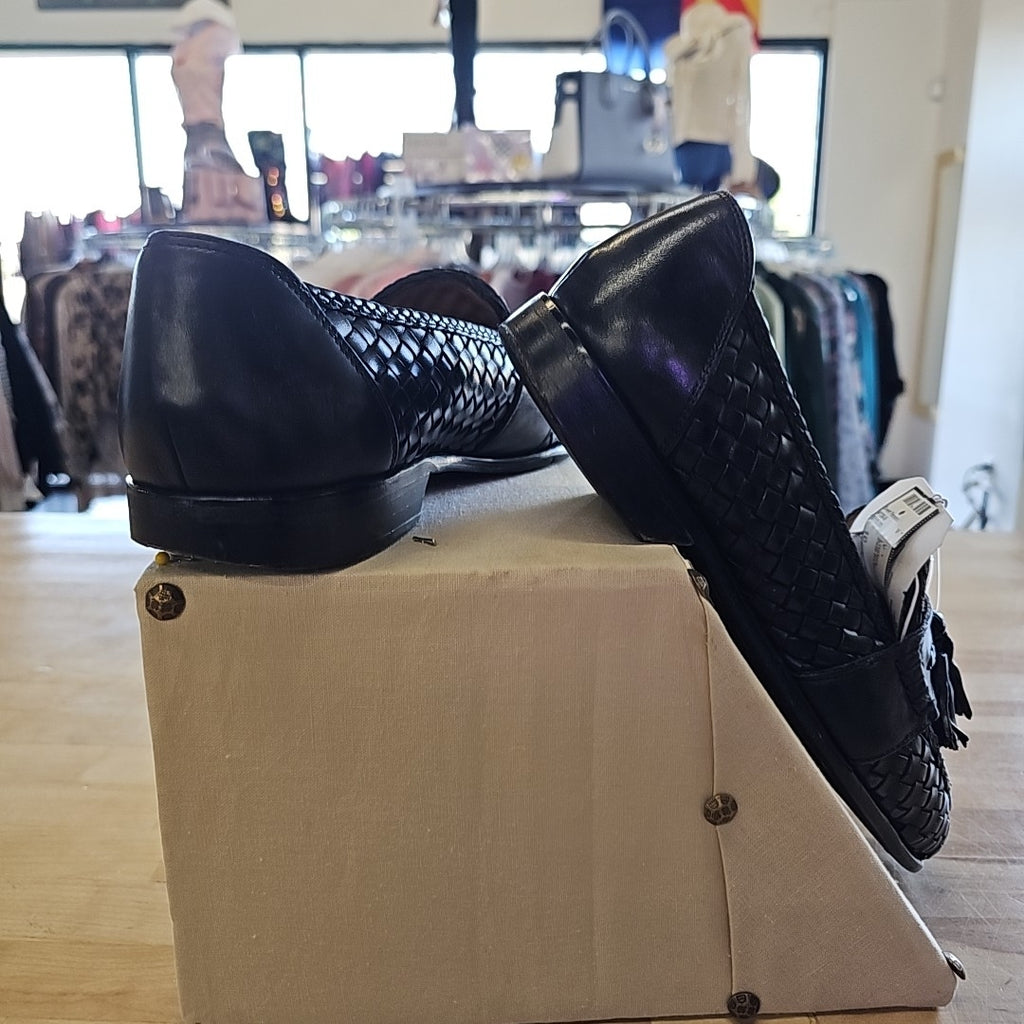 Zelli Size 10 Black/Brown Loafers