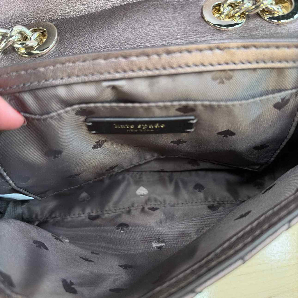 Kate Spade Bronze Leather Crossbody
