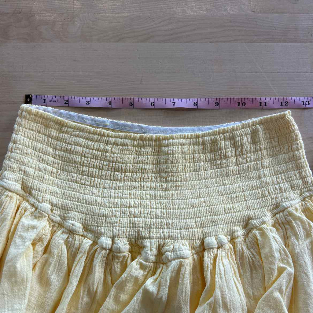 Blanco Women Size XXL Yellow Cotton Preloved Skorts