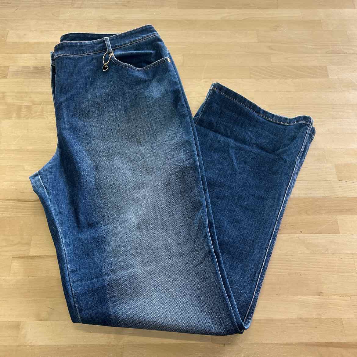 St John's Bay Size 16 Blue Denim Preloved Jeans