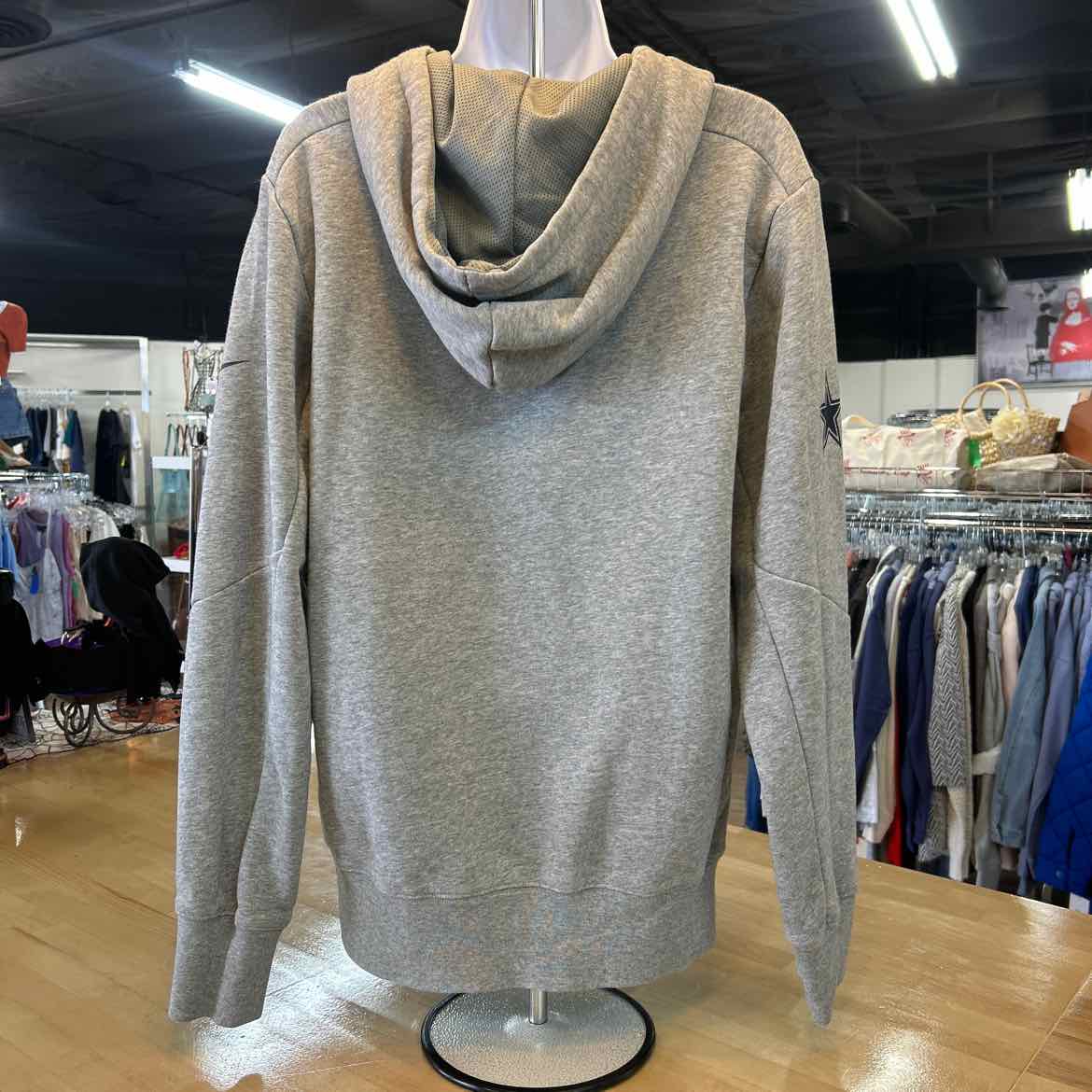 NFL Size S Gray Preloved Hoodie